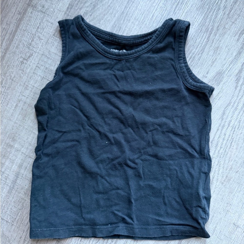 Amazon Essentials Charcoal Sleeveless Kids Top